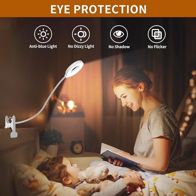 iZELL Book Light, Clip on Reading Light - Image 4
