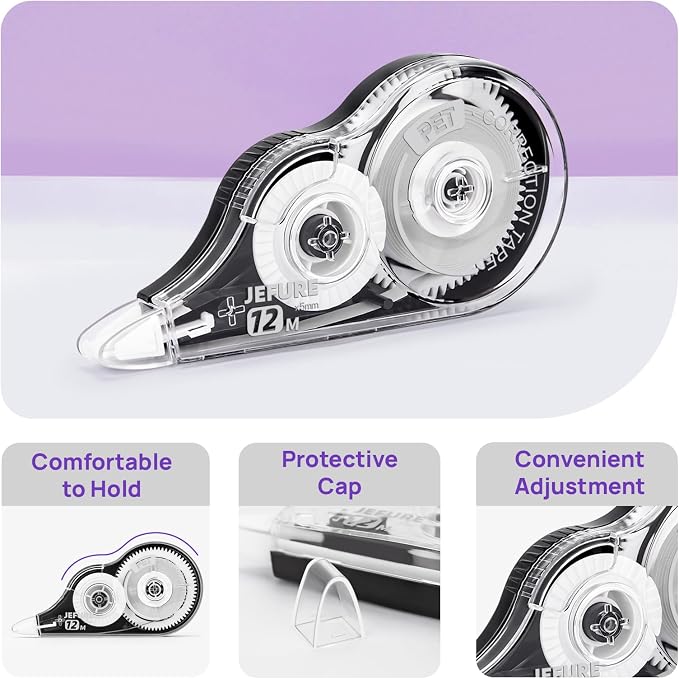30 Pcs Correction Tape, 39.37 Ft White Wrong Out Tear-Resistant Bulk, Instant - Image 3