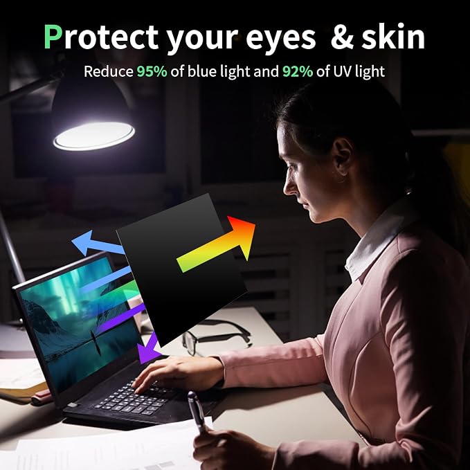 Laptop Privacy Screen 16 Inch, Laptop Screen Privacy Shield 16:9 Aspect Ratio - Image 6