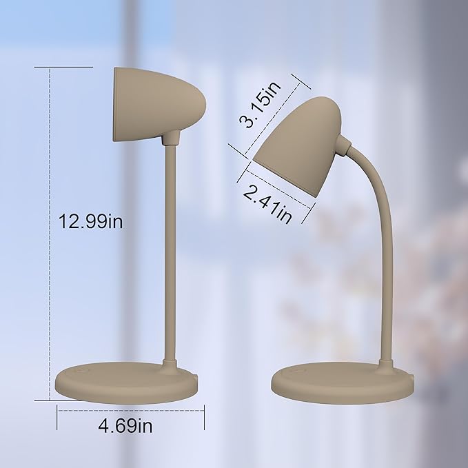 LED Desk Lamp for Home Office, 3 Light Colors, Table Lamp, Dimmable Reading - Image 2