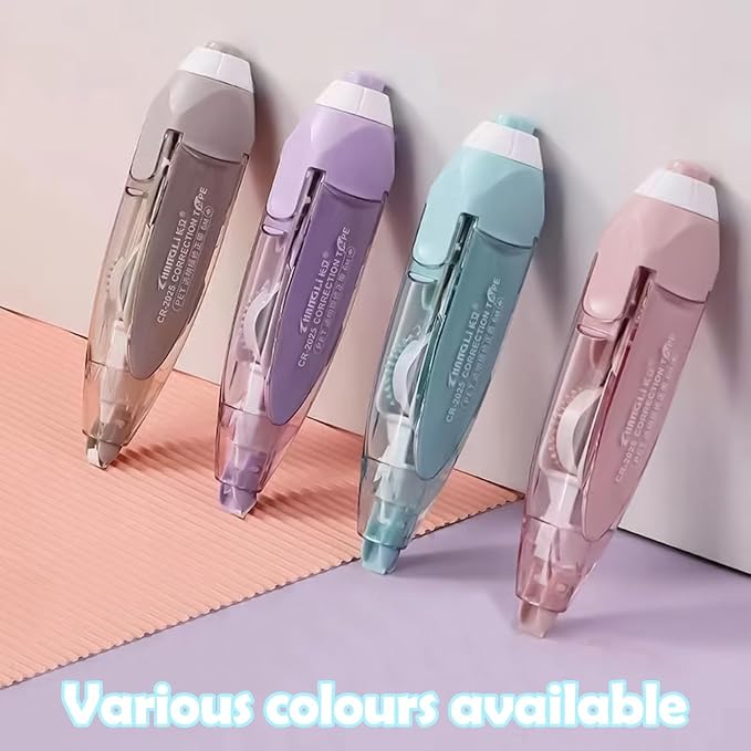 Correction Tape Pen Shaped Refillable Retractable White Out, Replaceable - Image 6