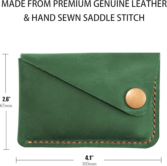 Leather Card Holder, Credit Card Wallet, Cardholder Wallet, Minimalist Wallet - Image 5