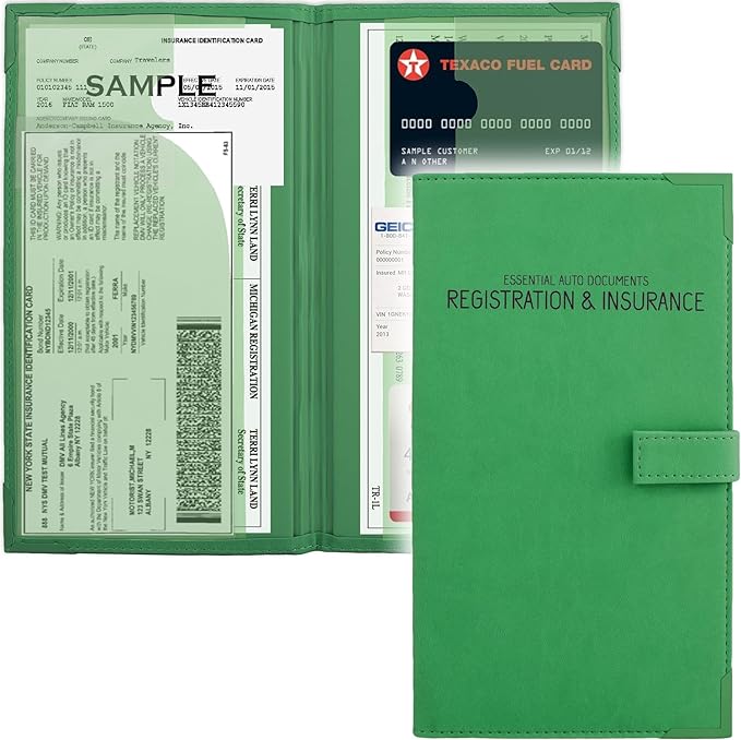 Auto Insurance and Registration Card Holder by PlusXpres