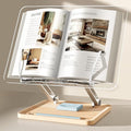 Adjustable Acrylic Book Stand for Reading, Book Holder by UPERGO