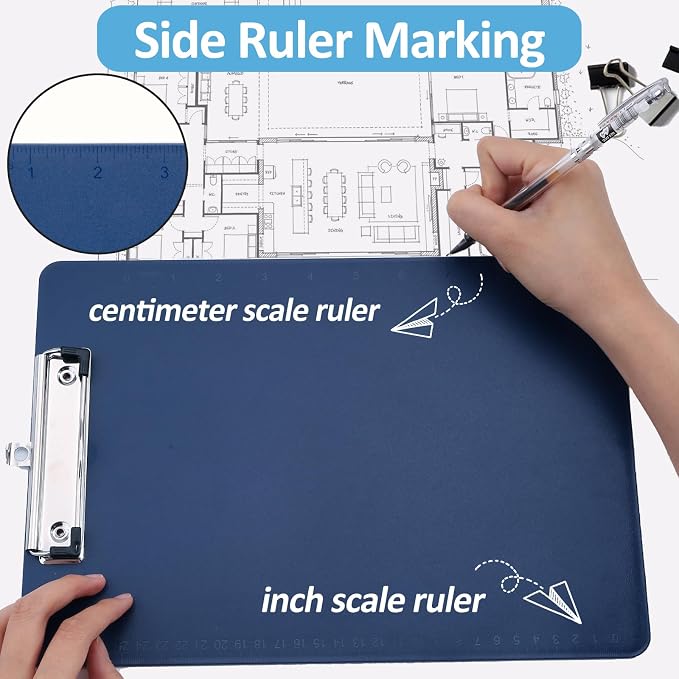 16 Pack Plastic Clipboards - Image 8