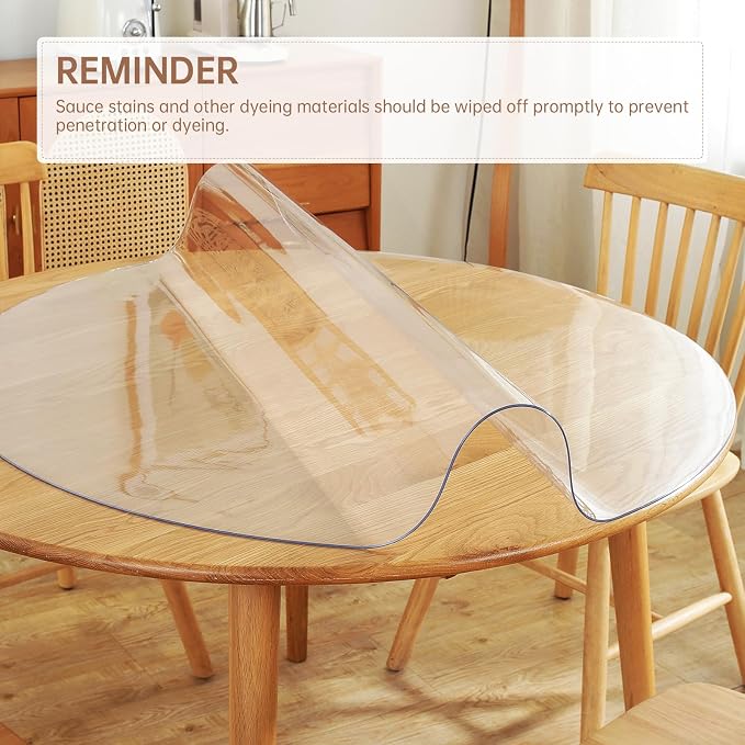 Warmstar Round Clear Table Protector - Image 4