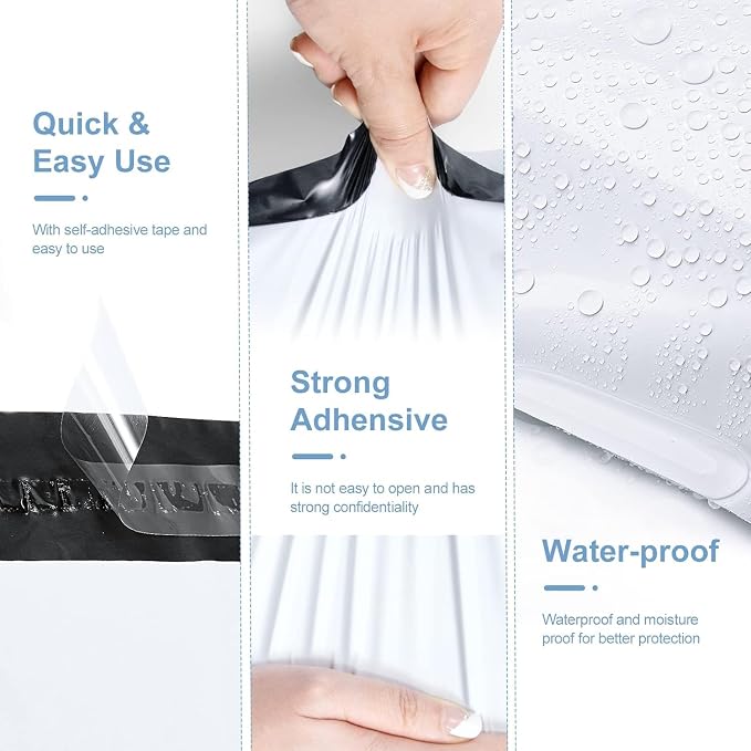 Metronic Poly Mailers 14.5x19 500 Pcs Large Shipping Bags - Image 4