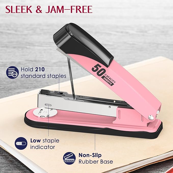 Metal Stapler Heavy Duty 50 Sheet Capacity - Image 4