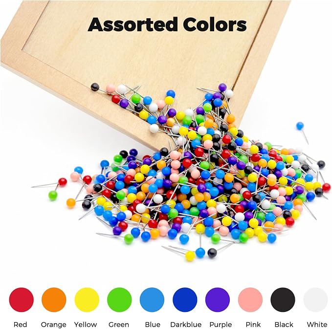 500 Pcs Map Pins, Small Map Tacks - Image 4