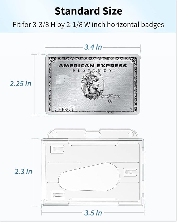 Pawfly 5 Pack Horizontal 2-Card Badge Holder - Image 6