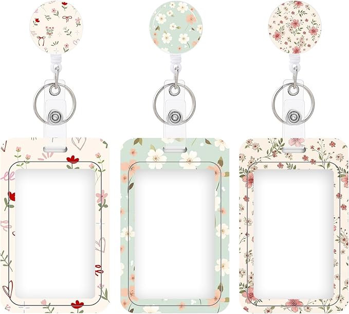 3 Set Heavy Duty Badge Holder by COOKOOKY