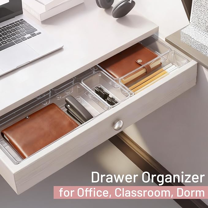 10 Pack Large Drawer Organizer Bins - Image 6