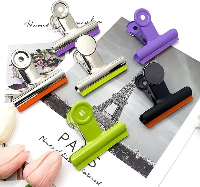3 Inch Extra Large Heavy Magnetic Bulldog Clips, 10 Pack, Silicone Covered - Image 7
