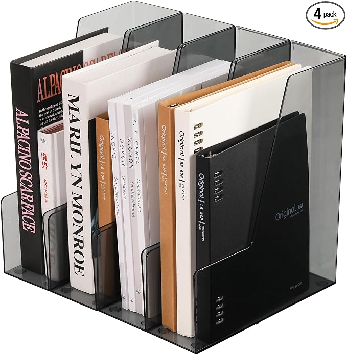 CiWiVOKi Vertical File Holder, PET Desk Organizer and Storage Bins Holding by CiWiVOKi