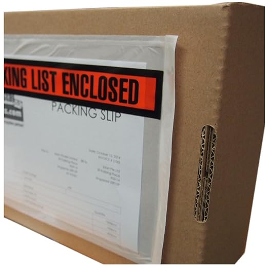 SALES4LESS - Packing List Envelopes, Adhesive Invoice Enclosed Pouches - Image 3