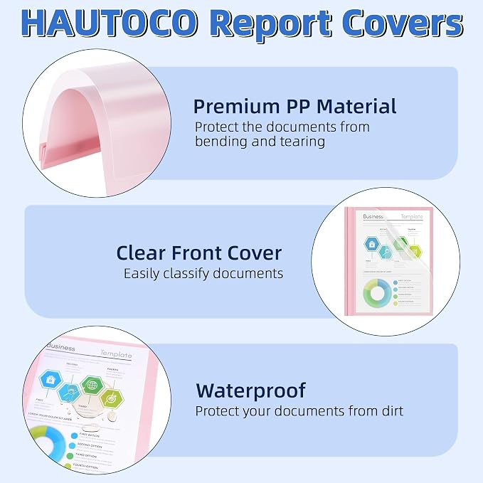HAUTOCO 5 Pack Report Covers - Image 5