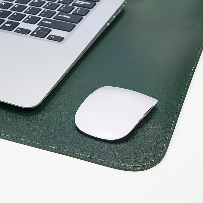 AFIING Cork Desk Mat 47" x 23.6", Dual-Sided Natural Cork & PU Leather Desk Pad - Image 4