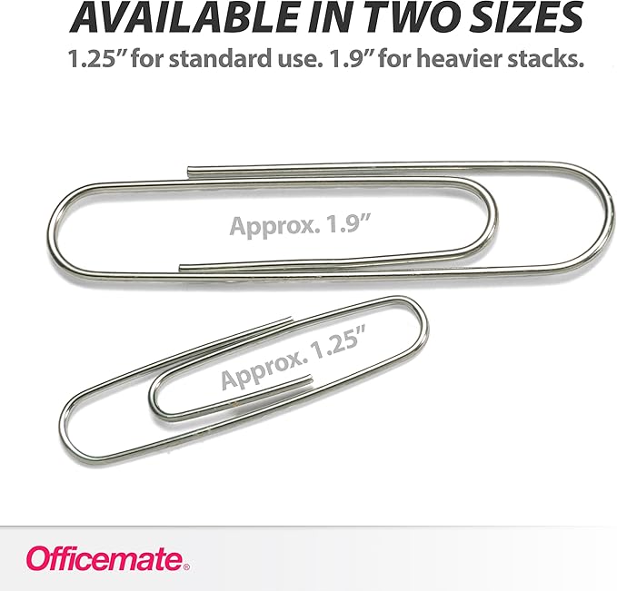 Officemate Premium #1 Paper Clips, 000 Paper Clips - Image 4