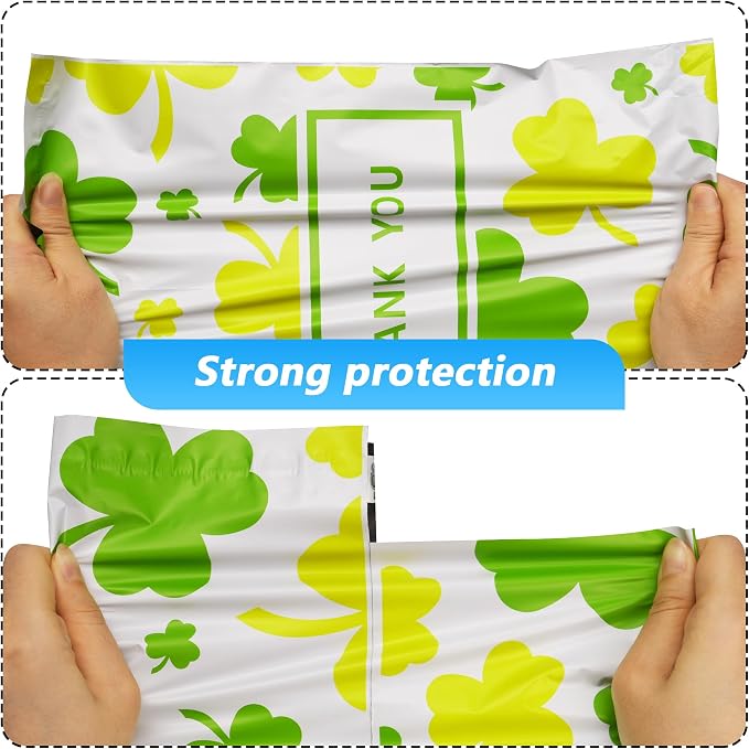 St Patrick's Day Poly Mailer 10x13 Inch 100 Pcs, Waterproof and Tear-Resistant - Image 4
