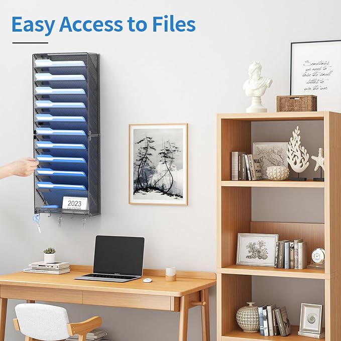 OUTWOLF Hanging Wall File Organizer - Image 3