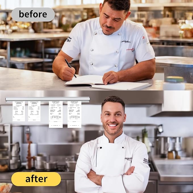 CjgyzTicket Holder for Restaurant, 36/48/60 inches, Restaurant Order Holder，and - Image 2