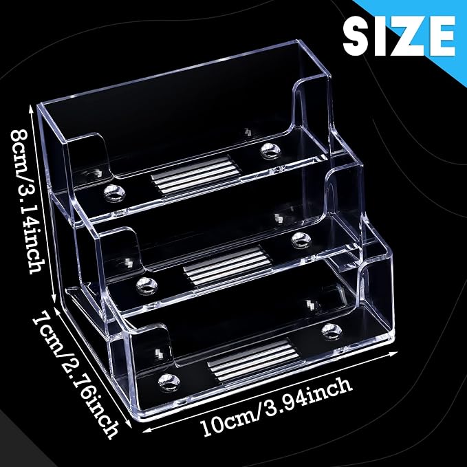 TecUnite 16 Pieces Business Card Holder - Image 3