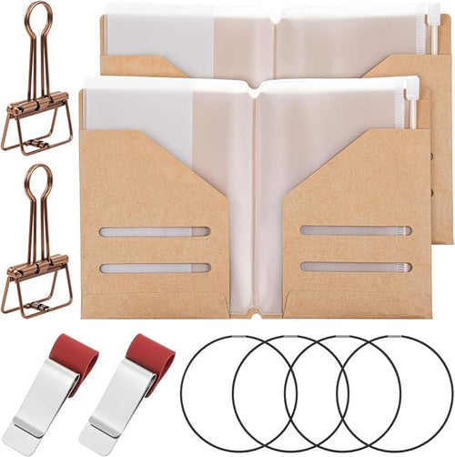 12Pcs Passport Size Notebook Accessories Kit by Unknown