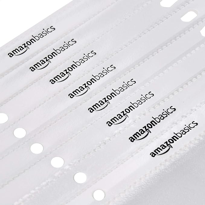 Amazon Basics Sheet Protectors for 3 Ring Binder, Top Loading, Letter Size 8.5 - Image 4