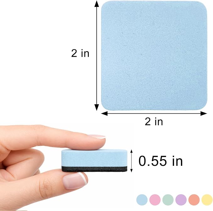 OWLKELA 30Pcs Dry Erase Erasers, Suitable - Image 2