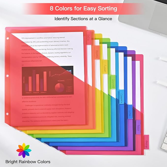 SUIN 8-Tab Binder Dividers - Image 6
