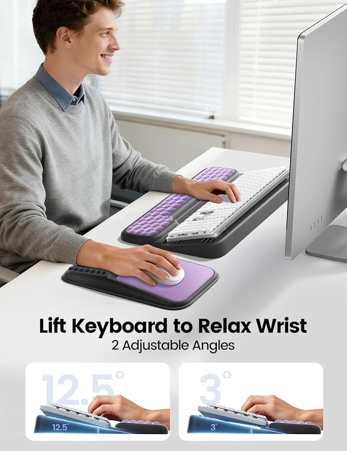 Vaydeer Keyboard Stand and Mouse Pad Set - Image 4