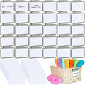 Zonon Basket Bin Labels Clips Label Holders Stainless Label Holders Removable by Zonon