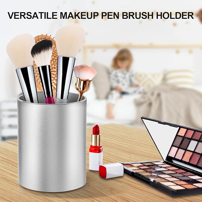 Pen Holder Pencil Holder for Desk, Metal desk pen holder, Makeup Brush Holder - Image 6