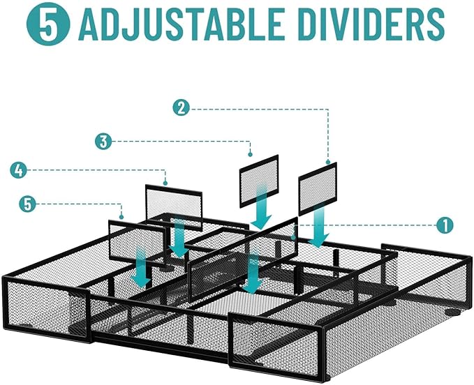 Expandable Desk Drawer Organizer Tray - Image 4