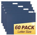 HERKKA Hanging File Folders, 60 Pack Reinforced Letter Size Hanging Folders by HERKKA