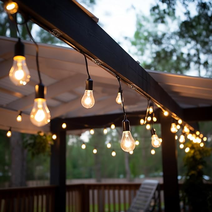Hetyue Hooks for Outdoor String Lights Clips: 40Pcs Heavy Duty Light Hook - Image 7