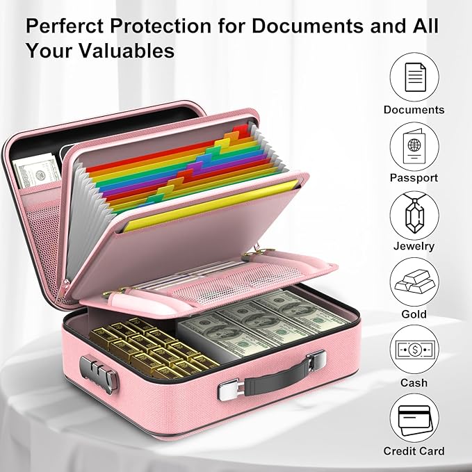 COLCASE Fireproof Document Organizer - Image 5