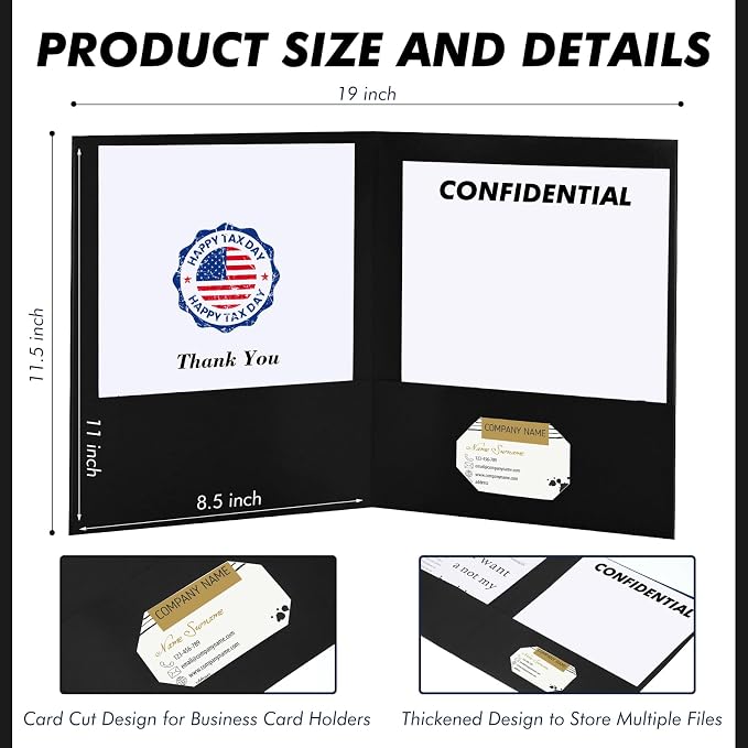 50 Pcs Tax Return Folders Bulk - Image 2