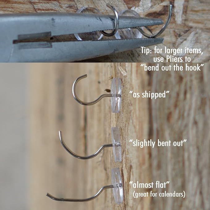 CraZy TACKz - 2 in 1: Push pin - New Invention Hang 100's of Items Interior or - Image 6