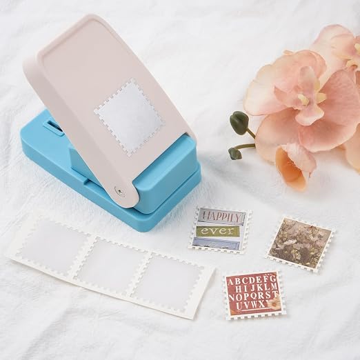 Square Stamp Punch, 1 Inch Square Stamp Puncher Postage Stamps Punches - Image 3