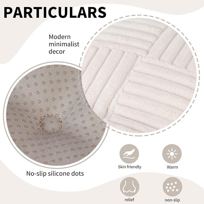 Office Stacking Chair Cushions 4 Pack, Corduroy High Density Foam Kitchen Seat - Image 5