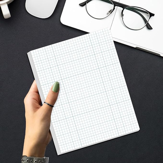 Graph Paper - A4 Unpunched Grid Paper, 300Sheets / 600Pages Double Sided - Image 5