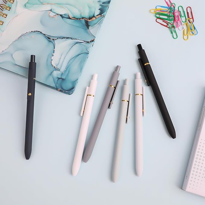Ddaowanx Gel Pens, 0.7mm Quick Dry Black Ink, Fine Point Smooth Writing Pens - Image 6