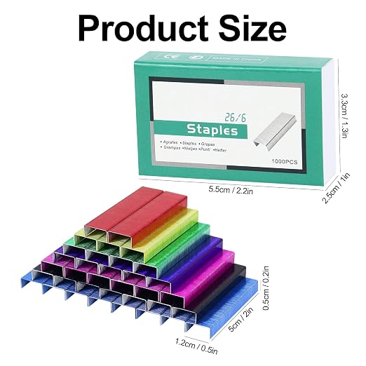 MultiBey Colored 26/6 Staples - Image 8