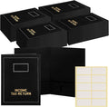 Kisston 200 Pcs Tax Return Folders Bulk 2 Pocket Gold Foil Stamped Income Tax by Kisston