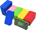 Dry Erase Erasers, Eeoyu 18 Pack Magnetic Whiteboard Dry Erasers Chalkboard by EEOYU
