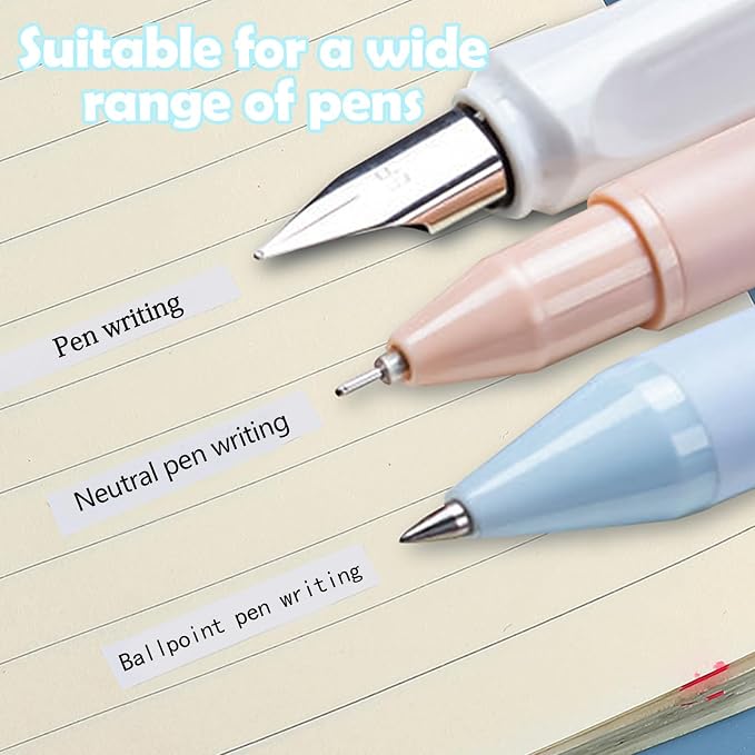 Correction Tape Pen Shaped Refillable Retractable White Out, Replaceable - Image 3