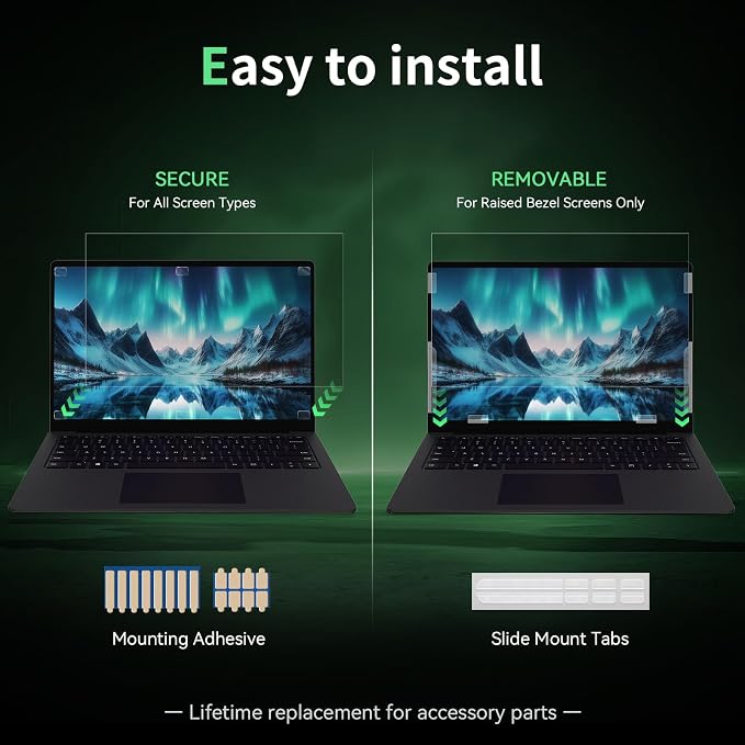 Laptop Privacy Screen 16 Inch, Laptop Screen Privacy Shield 16:10 Aspect Ratio - Image 4