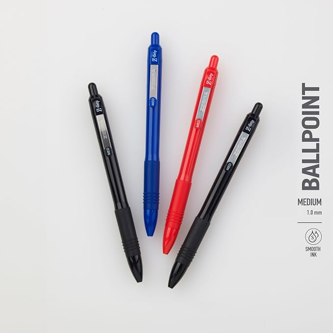 Zebra Pen Z-Grip Recycled Retractable Ballpoint Pens, Durable Metal Clip - Image 4
