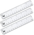 Mr. Pen- Plastic Rulers, 6 Inch, 3 Pack, Easy-to-Read Markings | by MrPen